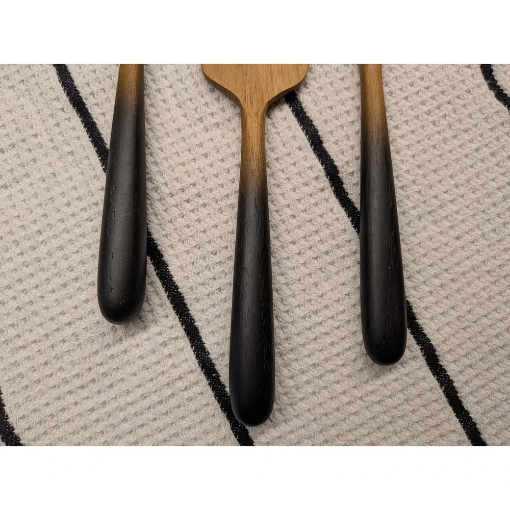 Handcrafted 3-Piece Wooden Cheese Serving‎ Set Ombre Charcuterie Tools